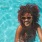 Woman in pool